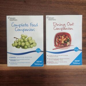 Weight Watchers Complete Food & Dining Out Companion Books Set of 2